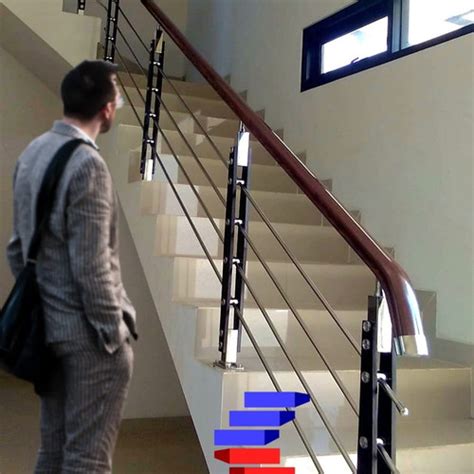 jual railing kayu minimalis kota surabaya center jaya railing