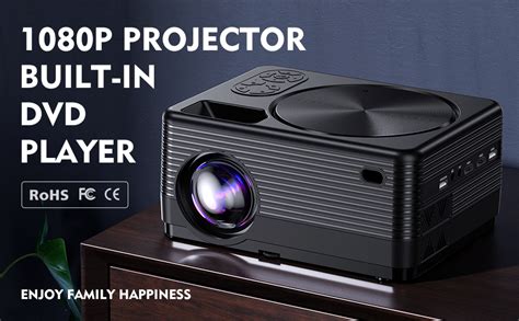 Amazon ClokoWe Mini Projector For IPhone 1080P Bluetooth DVD