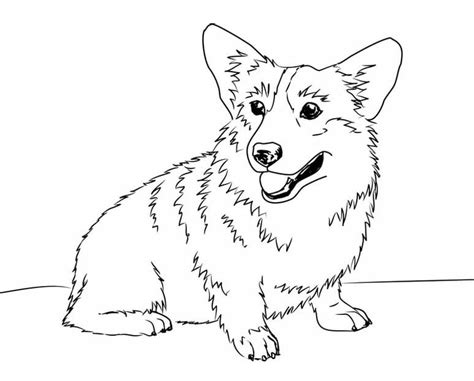 Corgi Coloring Pages - Free Printable Coloring Pages for Kids