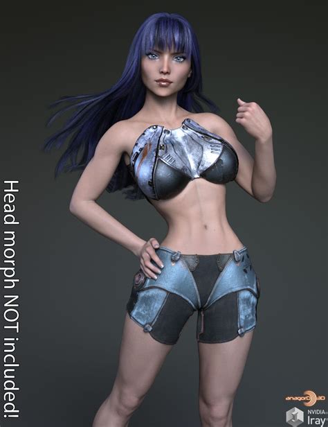 动漫身体变形为G8F卷5 Anime Body Morphs for G8F Vol 5 Genesis 8 Female DAZ3DDL