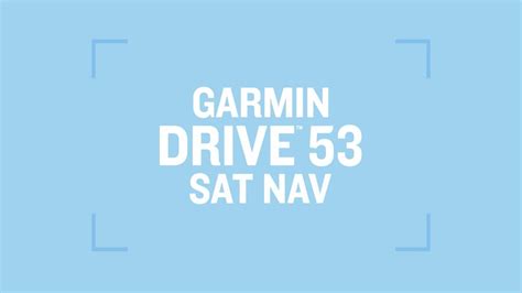 Garmin Drive Sat Nav Garmin Youtube