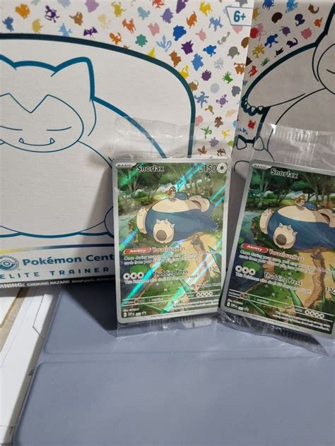 Snorlax Full Art Pokemon Center Exclusive Stamp Promo Elite Trainer