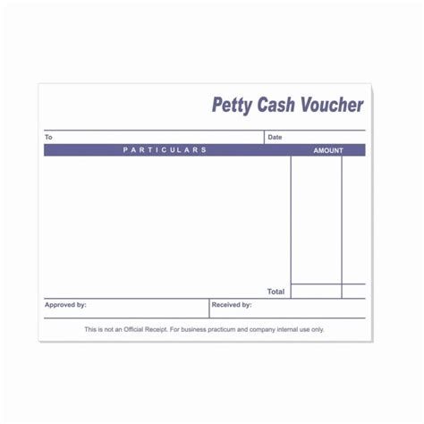 Business Forms Petty Cash Voucher Lazada PH