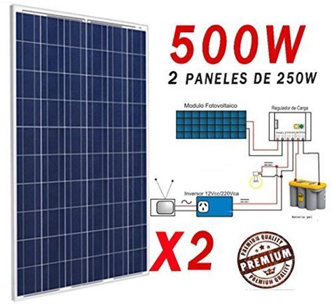 Placa Solar W Panel Solar Fotovoltaico Polycrystalline Paneles Y