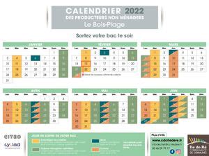 Calaméo Calendrier 2022 des producteurs non ménagers LE BOIS PLAGE