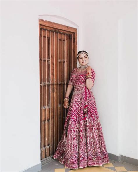 Stunning Anita Dongre Lehengas Spotted On Real Brides