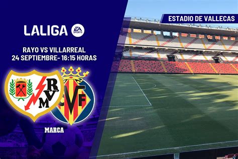 LaLiga EA Sports Rayo Villarreal horario y dónde ver en TV hoy el