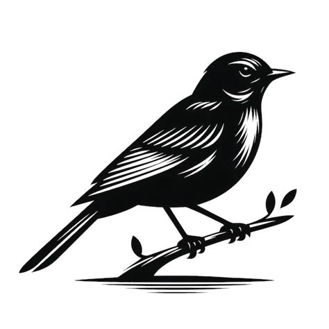 Premium Vector Bird Silhouettes Vector With White Background