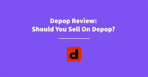 Depop Review: Should You Sell On Depop?