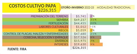 Costos de producción 2022 2023 Papa Panorama AGROPECUARIO