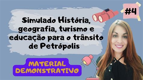 DOM CINTRA SIMULADO História Geografia Turismo e Educação para