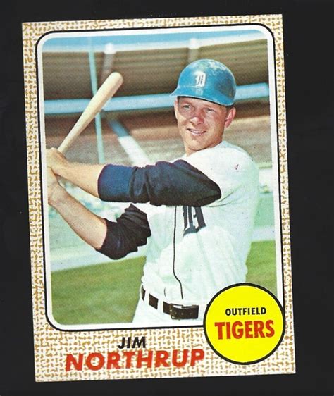 1968 TOPPS JIM NORTHRUP 78 NEAR MINT MINT EBay