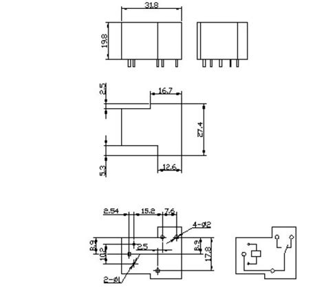 Sla Vdc Sl C Rele V A Pines Para Pcb