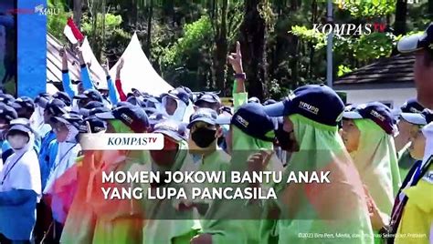 Momen Jokowi Bantu Anak Yang Lupa Pancasila Agar Dapat Sepeda Video