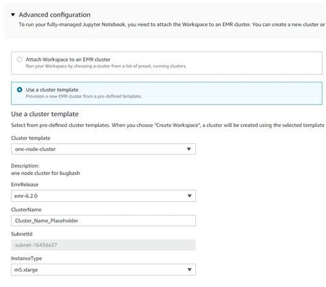 emr templates examples