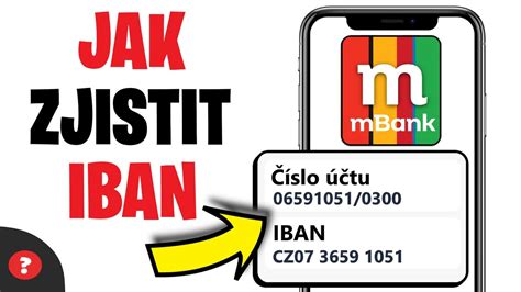 Jak Zjistit Iban V Mbank N Vod Mbank Youtube