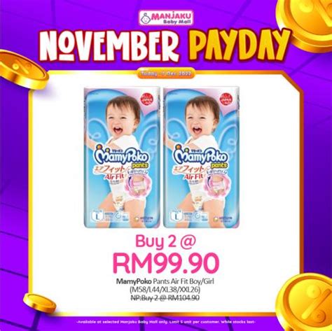 Now Till Dec Manjaku November Payday Promotion