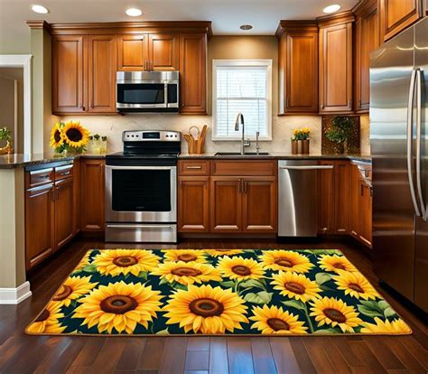 The Complete Guide To Stylish And Functional Sunflower Kitchen Rugs