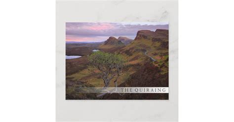 Quiraing sunrise landscape on Skye Postcard | Zazzle