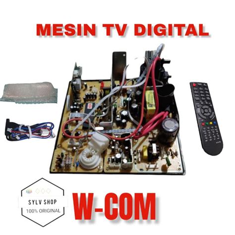 Jual Mesin Tv Tabung Digital Analog Tanpa Tuner China Wcom Toras Inch