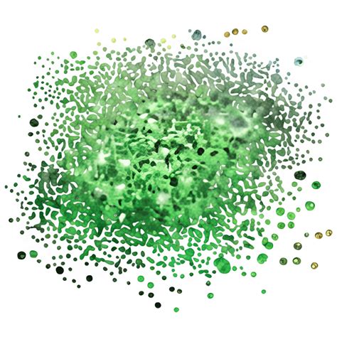 Small Green Confetti From A Distance · Creative Fabrica