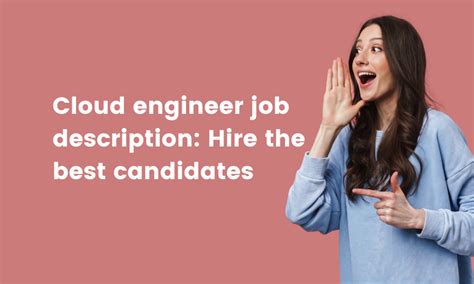 Cloud Engineer Job Description For Hiring Tg