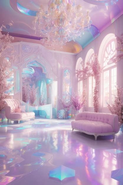 Premium AI Image Ethereal Enchantment Journey Into The Pastel