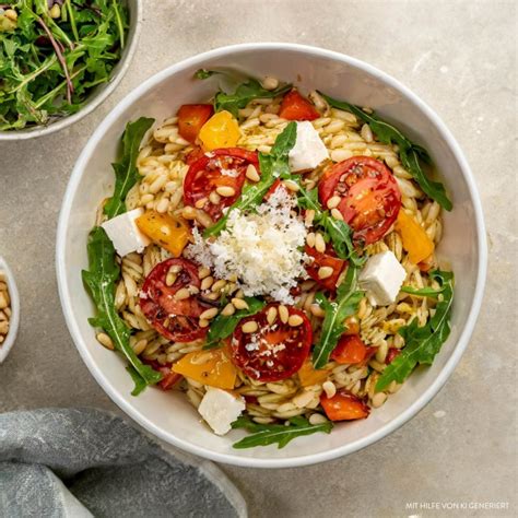 Risoni Salat Mit Ger Stetem Gem Se Aldi Rezeptwelt