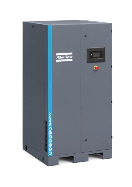 GA22 37VSDS Variable Speed Rotary Screw Air Compressor By Atlas Copco