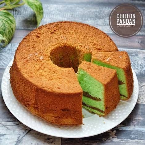 Resep Chiffon Pandan Gluten Free Oleh Susi Agung Resep Makanan