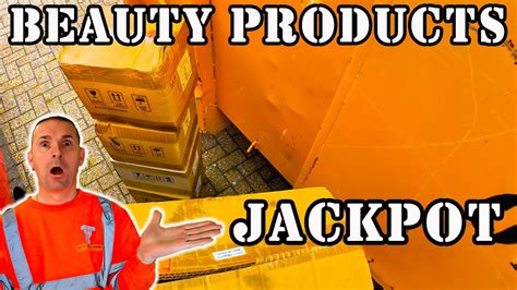 In Beauty Products Binned Dumpster Diving Uk Insane Youtube