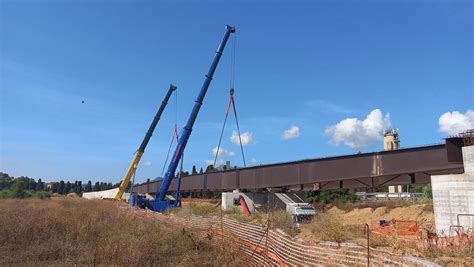 Capoterra Completato Il Varo Delle Travi Del Ponte Sul Rio San