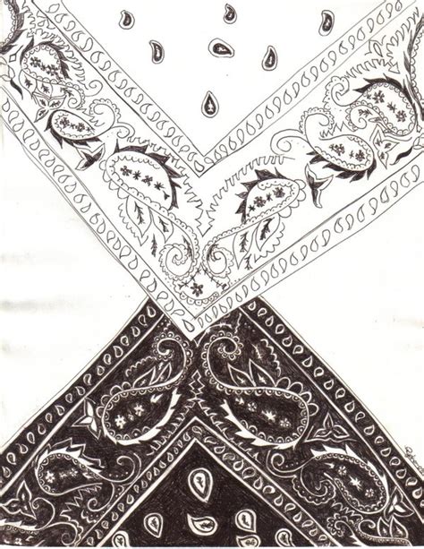 Bandana Design Drawing At Getdrawings Free Download