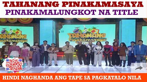 TAHANANG PINAKAMASAYA Ang Pinaka Panget Na Pangalan Ng Noontime Show Sa