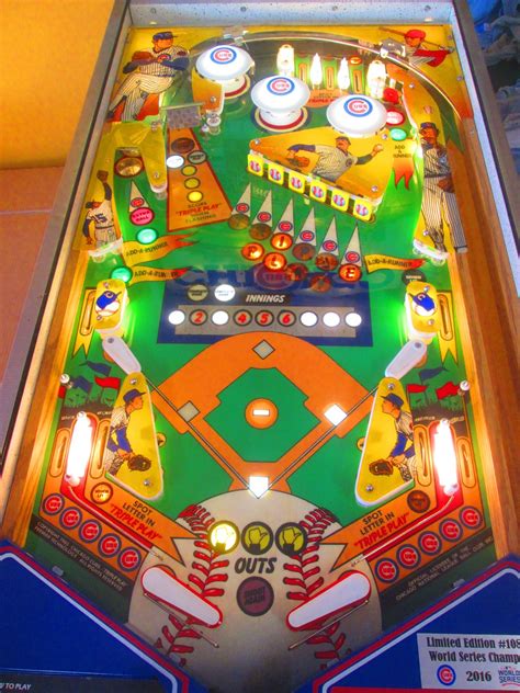 Chicago Cubs Pinball Forever Firebird Pinball Phoenix Arizona