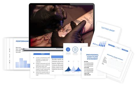 year financial plan excel   tattoo shop businessdojo