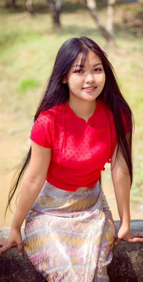 Pin On Myanmar Women