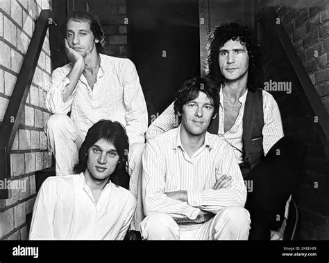 Dire Straits Posing In Amsterdam L R Mark Knopfler David Knopfler Jack Sonni John Illsley