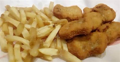 Chicken Nuggets With French Fries Recipe By Hira Naz Cookpad