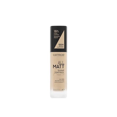 Catrice All Matt Shine Control Makeup N Neutral Nude Beige Ml Floz