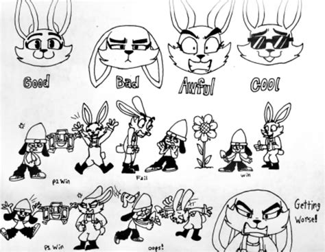 The Bunny Graveyard x Parappa the Rapper by AstonQ on Newgrounds