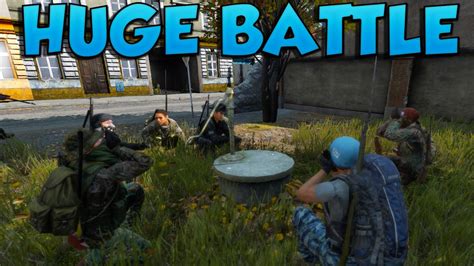 Huge Dayz Standalone Battle Protect The Scientist People Youtube