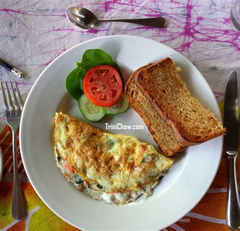 Herb And Goat Cheese Omelette At Kariwak Village Crown Point Tobago