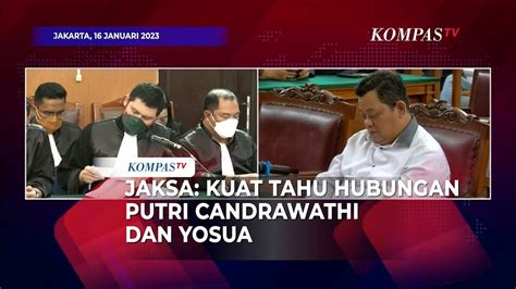 Jaksa Nilai Kuat Maruf Tahu Perselingkuhan Putri Candrawathi Dan Yosua