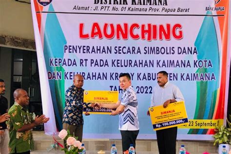 Pemerintah Kaimana Kucurkan Bantuan Rp Miliar Untuk Rt Antara