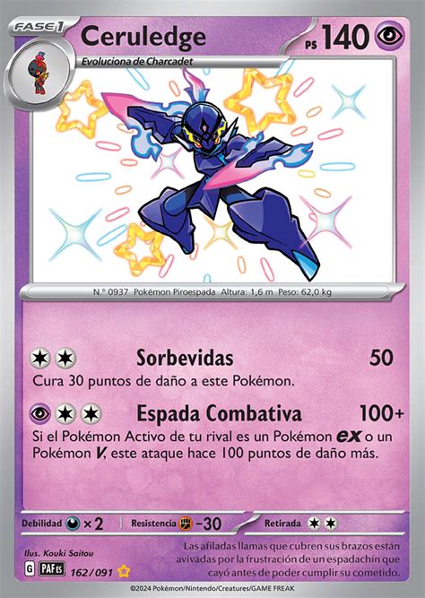 Ceruledge Destinos De Paldea Trading Card Game Pok Mon