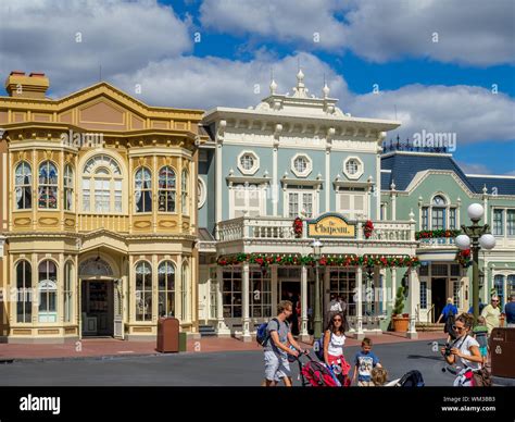 Magic Kingdom Park View And Buildings In Orlando Florida Magic