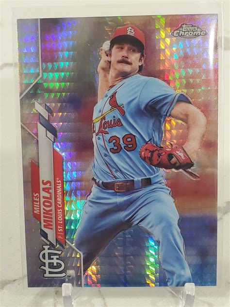 2020 Topps Chrome X Fractor 180 Miles Mikolas For Sale Online EBay