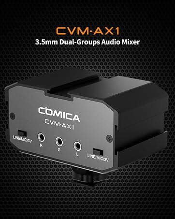 Amazon Comica Cvm Ax Audio Mixer Dual Xlr Mm Mm Mic