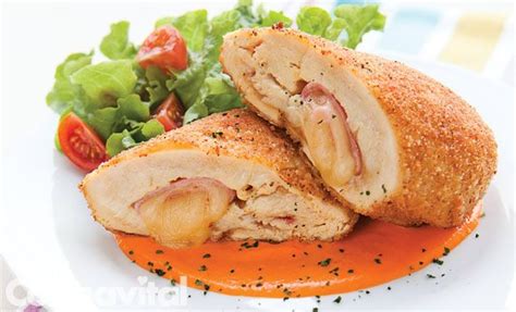 Pechugas Cordon Bleu Receta Pechuga De Pollo Pollo Con Jamón Y Queso Como Preparar Pollo